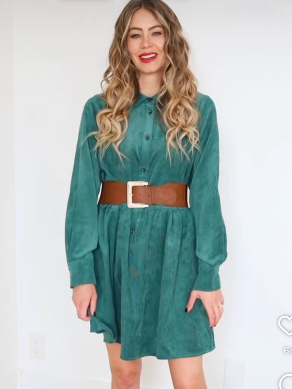 NWT Smash + Tess Calista Corduroy Mini Dress - Picture 2 of 6